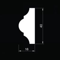 Товар: Молдинг Evrowood 2000x40x16 мм арт-M02 - фото 4 Молдинг Evrowood 2000x40x16 мм арт-M02 — фото 4, Молдинги