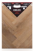 Виниловый ламинат Vinilam Parquet Herringbone 6.5мм Паркет Венецианский 720х120х6,5 мм арт-IS11199 — фото 1, Виниловый ламинат