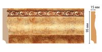 Плинтус Decomaster 2400x95x15 мм арт-153-552 — фото 1, Плинтуса напольные