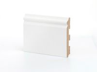 Плинтус напольный Ликорн K-08 Белый — фото 1, Напольные плинтусы