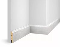 Плинтус напольный Cosca Decor Дуб Эффект светло-серый — фото 1, Напольные плинтусы