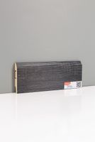 Плинтус напольный Cosca Decor Дуб Графит — фото 3, Напольные плинтусы