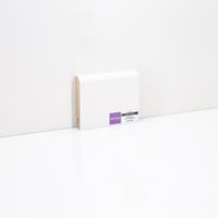 Плинтуса Deartio Эконом Белый МДФ 2050х80х16 мм арт-W02-80 — фото 5, Напольные плинтусы