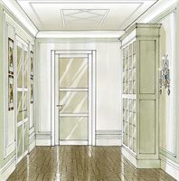 Модульный паркет Da Vinci Авторский проект Квартирный Вопрос "Акварель" диз. Лелы Кавторадзе — фото 4, Модульный паркет