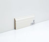 Плинтус напольный Deartio Кремовый U 104-80 9010 — фото 6, Напольные плинтусы