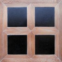 Модульный паркет Da Vinci Карисбрук белёный дуб черный гранит — фото 1, Модульный паркет