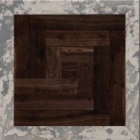 Модульный паркет Da Vinci с камнем 26-006-00382 — фото 1, Модульный паркет