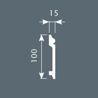 Плинтус напольный Cosca Decor PX026 — фото 2, Напольные плинтусы