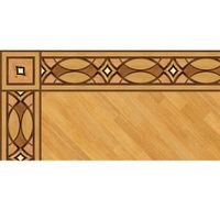 Художественный паркет Da Vinci паркетный бордюр 26-135 — фото 1, Художественный паркет