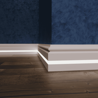 Плинтус Evrowood 2000x100x16 мм арт-PN 100 led — фото 2, Плинтуса напольные