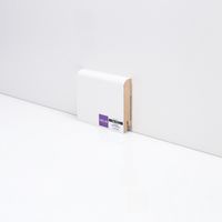 Плинтуса Deartio Эконом Белый МДФ 2050х80х16 мм арт-W02-80 — фото 6, Напольные плинтусы