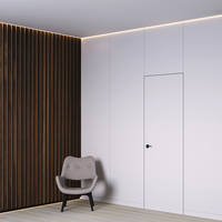 Плинтус напольный Ликорн Теневой профиль потолочный — фото 6, Напольные плинтусы