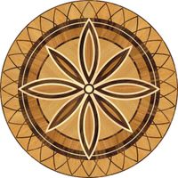 Художественный паркет Da Vinci Розетка 26-015 шлифованная под лакировку на объекте — фото 1, Художественный паркет