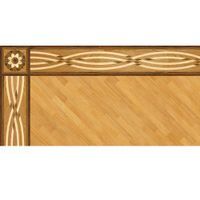 Художественный паркет Da Vinci паркетный бордюр 26-136 — фото 1, Художественный паркет