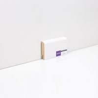 Плинтуса Deartio Эконом Белый МДФ 2050х60х16 мм арт-W02-60 — фото 3, Напольные плинтусы