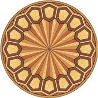 Художественный паркет Da Vinci Розетка 26-225 — фото 1, Художественный паркет