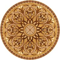 Художественный паркет Da Vinci Розетка 26-003 шлифованная под лакировку на объекте — фото 1, Художественный паркет