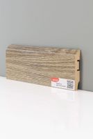 Плинтус напольный Cosca Decor Дуб Шелковый — фото 1, Напольные плинтусы