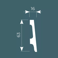 Плинтус напольный Cosca Decor PX045 — фото 2, Напольные плинтусы