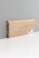 Плинтус напольный Cosca Decor Дуб Антик Белый — фото 2, Напольные плинтусы