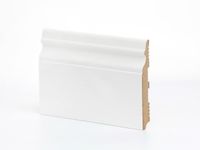 Плинтус напольный Ликорн K-24 Белый — фото 1, Напольные плинтусы