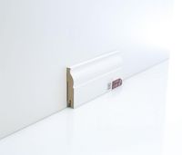 Товар: Плинтус напольный Deartio Белый U 103-80 - фото 1 Плинтус напольный Deartio Белый U 103-80 — фото 1, Напольные плинтусы