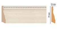 Товар: Плинтус Decomaster 2400x70x16 мм арт-193-14 - фото 1 Плинтус Decomaster 2400x70x16 мм арт-193-14 — фото 1, Плинтуса напольные