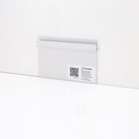 Плинтус напольный Ликорн Скрытый плинтус / Теневой профиль с креплением под стеновые панели Серебристый — фото 4, Напольные плинтусы