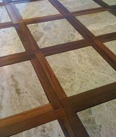 Модульный паркет Da Vinci с камнем 26-006-00433 — фото 1, Модульный паркет