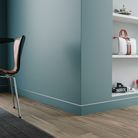 Плинтус напольный Ликорн Скрытый плинтус (С-02.2) под свет с грунтованной вставкой под покраску (К-27.70) — фото 4, Напольные плинтусы