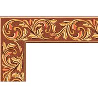 Художественный паркет Da Vinci паркетный бордюр 26-210 — фото 1, Художественный паркет