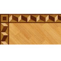 Художественный паркет Da Vinci паркетный бордюр 26-146 — фото 1, Художественный паркет