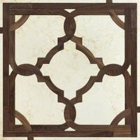 Модульный паркет Da Vinci с камнем 26-006-00455 — фото 1, Модульный паркет