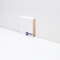 Плинтуса Deartio Эконом Белый МДФ 2050х100х16 мм арт-W02-100 — фото 2, Напольные плинтусы