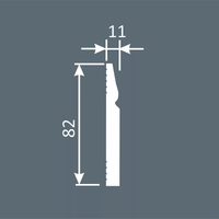 Плинтус напольный Cosca Decor PX031 — фото 3, Напольные плинтусы