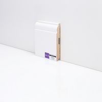 Плинтуса Deartio Эконом Белый МДФ 2050х120х16 мм арт-W04-120 — фото 3, Напольные плинтусы