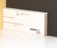 Плинтус напольный Kronotex Aqua 80 Белый — фото 1, Напольные плинтусы