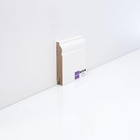 Плинтуса Deartio Эконом Белый МДФ 2050х100х16 мм арт-W04-100 — фото 4, Напольные плинтусы