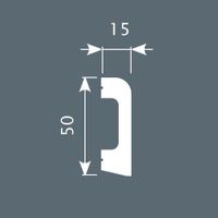 Плинтус напольный Cosca Decor PX013 — фото 3, Напольные плинтусы