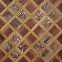 Модульный паркет Da Vinci с камнем 26-006-00422 — фото 1, Модульный паркет