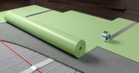 Подложка Solid Подложка рулонная SPC PROtector Thermo для теплых полов Зелёная 1 мм — фото 1, Подложка
