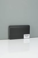 Плинтус напольный Solid UHD 05/80 Чёрный — фото 1, Напольные плинтусы