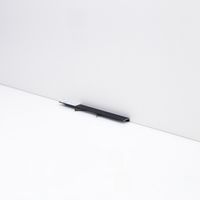 Плинтус напольный Ликорн Микро Лайн черный — фото 1, Напольные плинтусы