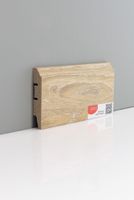 Плинтус напольный Cosca Decor Дуб Сахара — фото 2, Напольные плинтусы