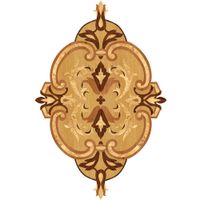 Художественный паркет Da Vinci паркетный декор 26-039 — фото 1, Художественный паркет