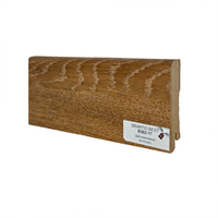 Плинтус напольный Deartio Дуб Коричневый B302-17 — фото 1, Напольные плинтусы