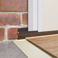 Плинтус напольный Ликорн Теневой профиль напольный черный — фото 8, Напольные плинтусы