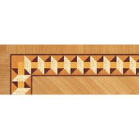 Художественный паркет Da Vinci паркетный бордюр 26-184 — фото 1, Художественный паркет