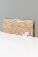 Плинтус напольный Cosca Decor Дуб Антик Белый — фото 1, Напольные плинтусы