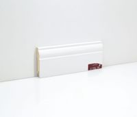 Плинтуса Deartio Премиум Белый МДФ 2050х80х16 мм арт-U 104-80 — фото 3, Напольные плинтусы